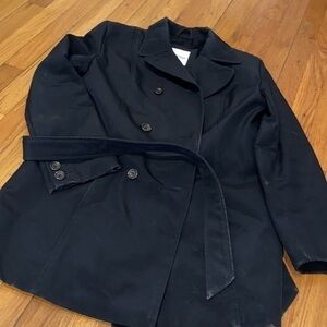 Vintage Andrew Marc water repellent rain peacoat some signs of wear size M.